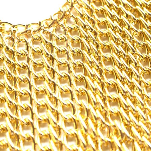 Cosplay / Belly Dancer Face Chainmail Mask - Picture 6 of 7